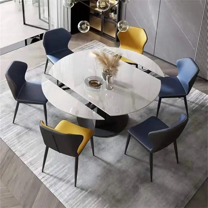 Bàn Ăn Tròn Thành Hình Chữ Nhật - BA30 1
