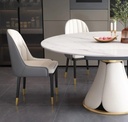 Bàn Ăn Tròn Xoay Hiện Đại Mặt Đá Phiến - BA17 1