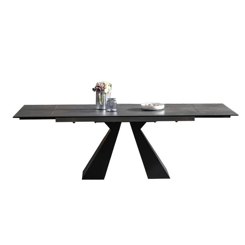 Bàn Ăn Rút 2 Đầu Đá Ceramic - BA18 1