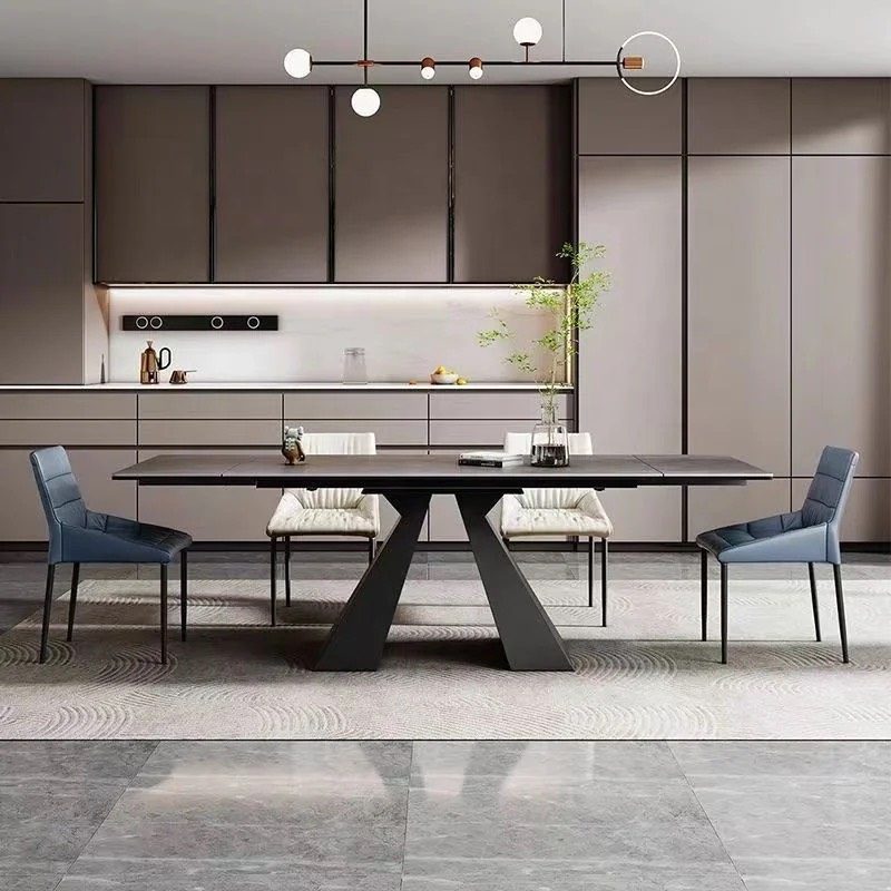 Bàn Ăn Rút 2 Đầu Đá Ceramic - BA18 2