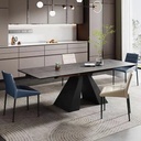 Bàn Ăn Rút 2 Đầu Đá Ceramic - BA18 3
