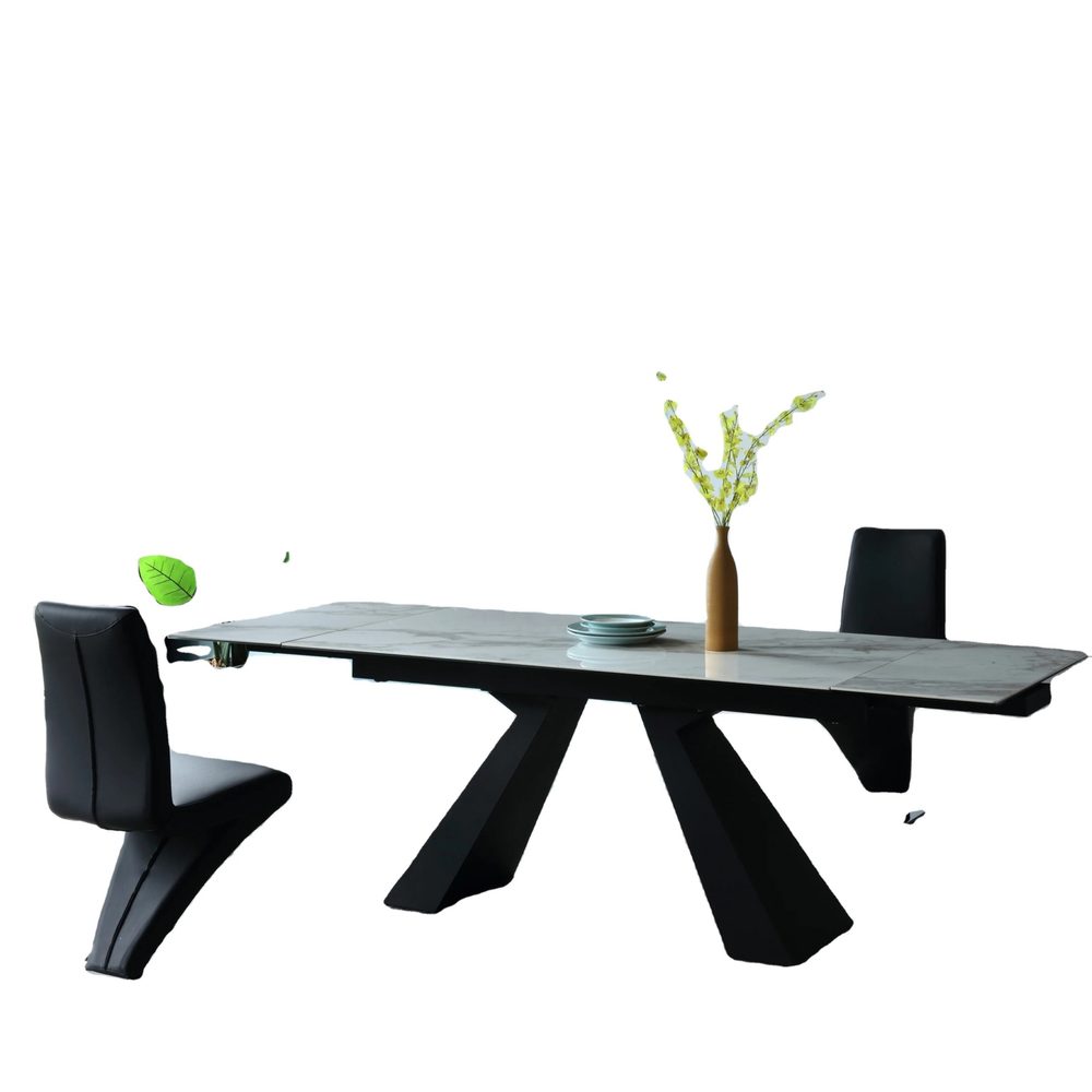 Bàn Ăn Rút 2 Đầu Đá Ceramic - BA18 5
