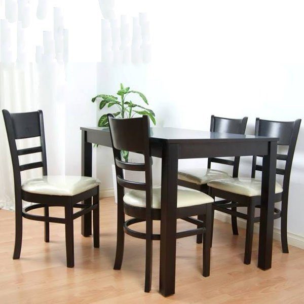 Bộ Bàn Ăn 4 Ghế CaBin Màu Đen - BGA14 2