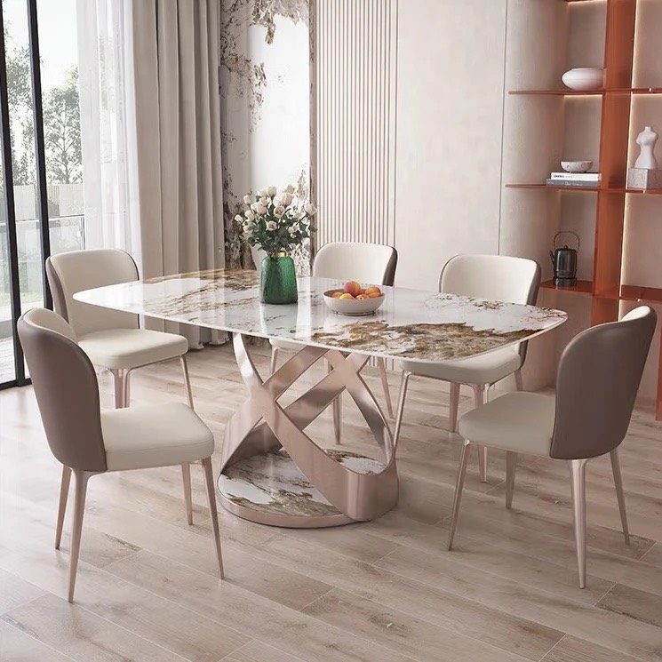 Bàn Ăn Mặt Vuông Chân Chữ X - BA24 3