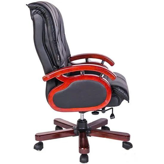 Ghế Giám Đốc Tay Gỗ Lưng Nút Thắt - GGĐ40 1