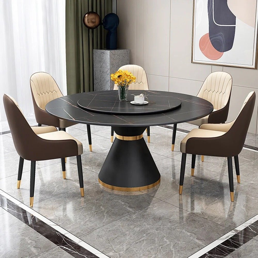 Bộ Bàn Ăn Tròn Xoay 6 Ghế Monet - BGA21 2