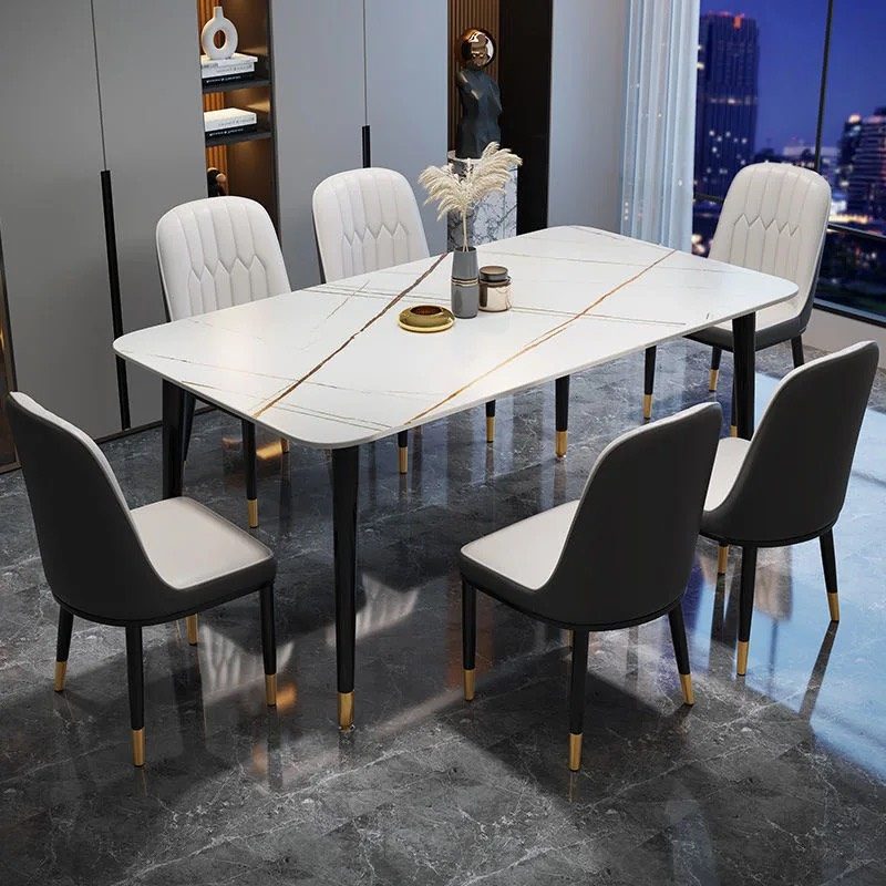 Bộ Bàn Ăn Chân Côn 6 Ghế Monet - BGA22 1