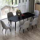 Bộ Bàn Ăn Chân Côn 6 Ghế Monet - BGA22 3