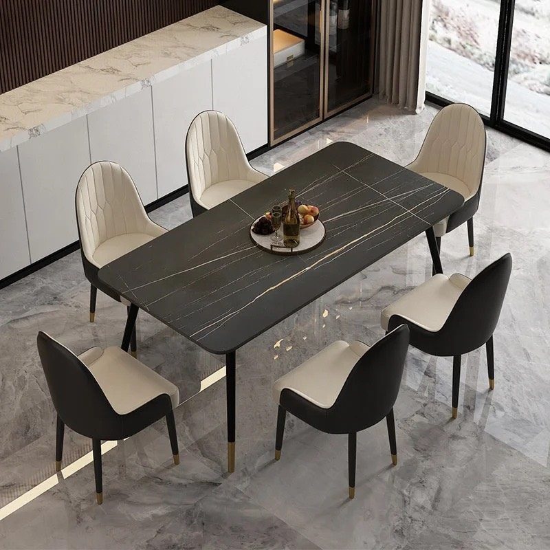 Bộ Bàn Ăn Chân Côn 6 Ghế Monet - BGA22 5