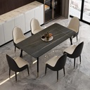 Bộ Bàn Ăn Chân Côn 6 Ghế Monet - BGA22 5
