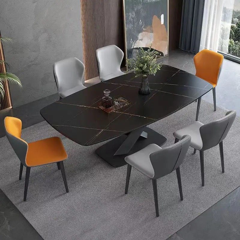 Bộ Bàn Ăn Chân Chữ X 6 Ghế NORDIC - BGA23 3