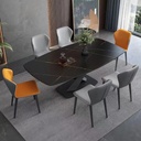 Bộ Bàn Ăn Chân Chữ X 6 Ghế NORDIC - BGA23 3