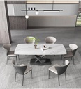 Bộ Bàn Ăn Chân Chữ X 6 Ghế NORDIC - BGA23 4
