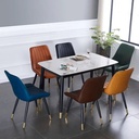 Ghế Ăn LOFT Nhập Khẩu Bọc Da - GA51 1