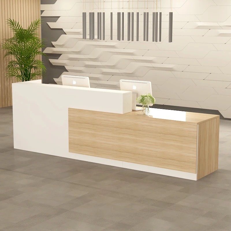 Quầy Lễ Tân Gỗ MDF Khách Sạn - LT2 2