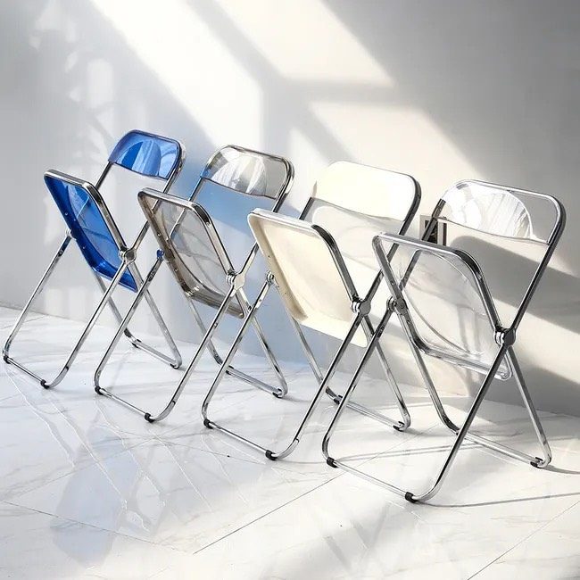 Ghế Xếp Chân Sắt Trong Suốt - GXEP11 3