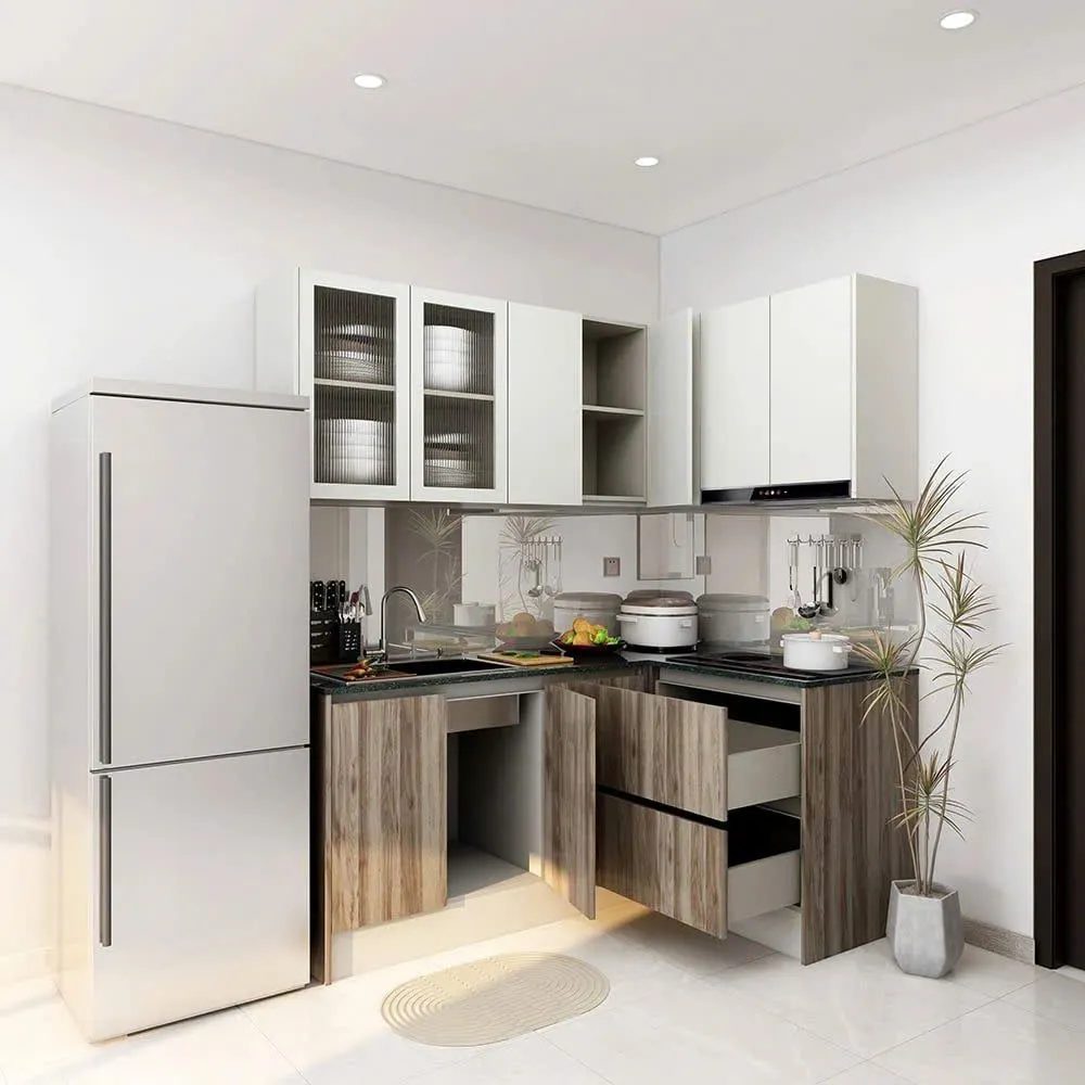 Tủ Bếp Chữ L Cho Không Gian Bếp Đẹp - TB37 2