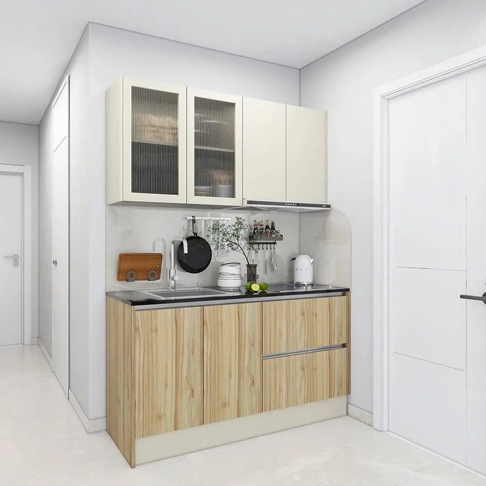 Tủ Bếp Mini Gỗ MDF Phủ Melamine Bền Bỉ - TB35 2