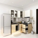 Tủ Bếp Chữ L Gỗ MDF Giá Rẻ Sài Gòn - TB32 2