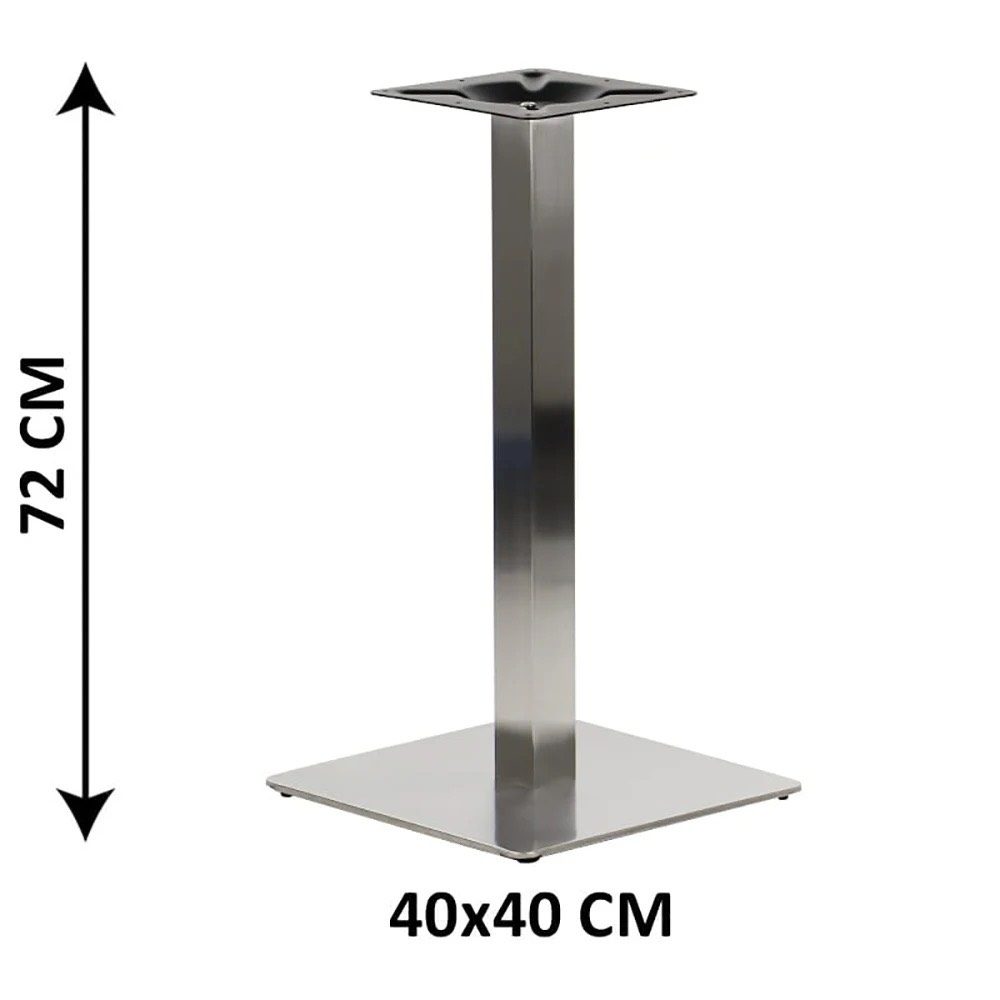 Chân Bàn Cafe Đế Vuông INOX - PK2 4
