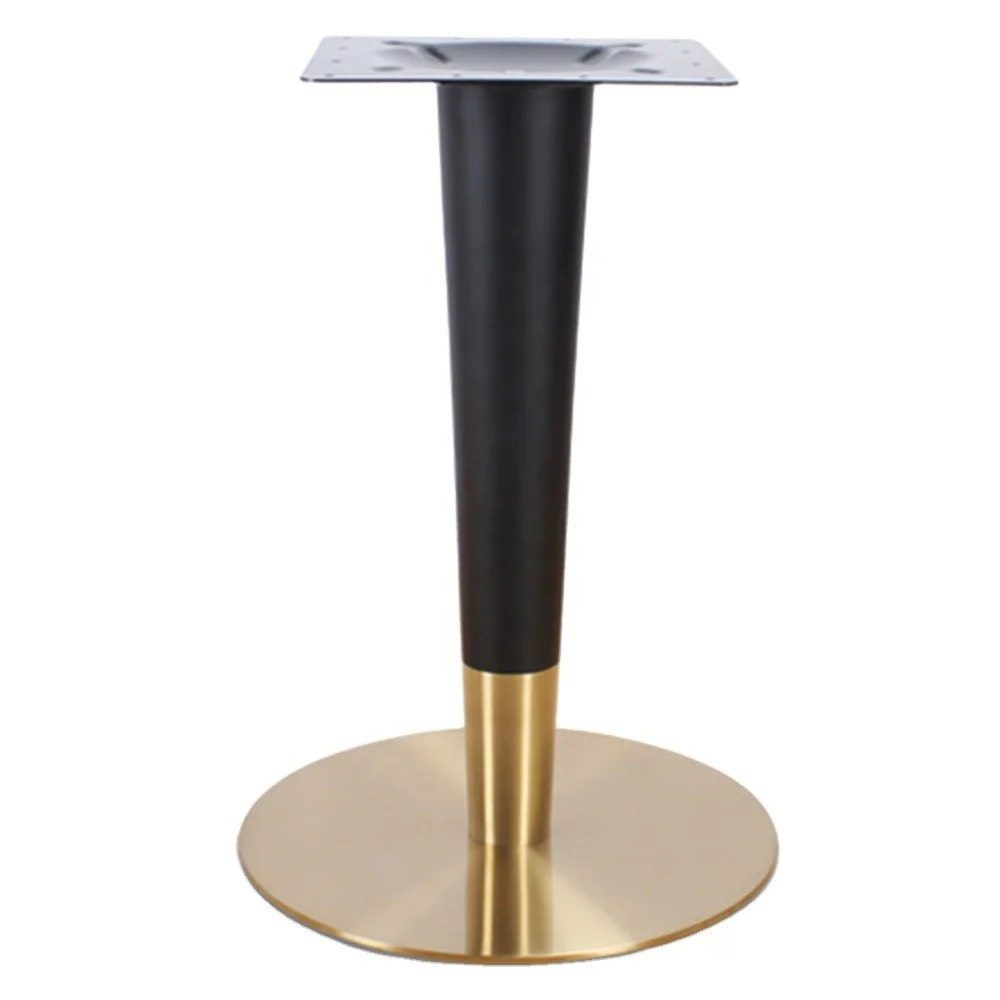 Chân Bàn Cafe Sắt Tròn Mạ Núm Vàng - PK6 3