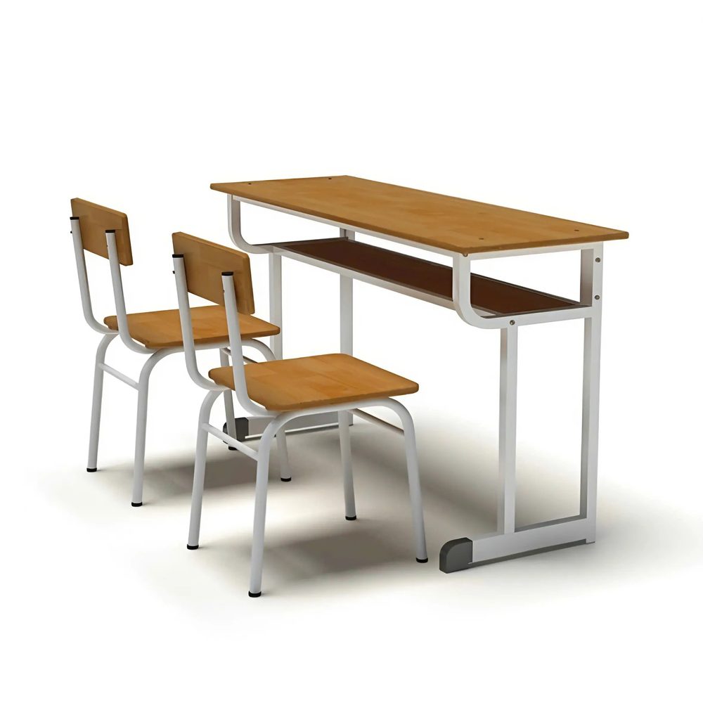 [BGHS46] Bàn Ghế Học Sinh Gỗ Cao Su Dạng Rời - BGHS46