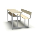 [BGHS43] Bàn Ghế Học Sinh Liền Ghế Tựa Sắt Chống Gỉ - BGHS43