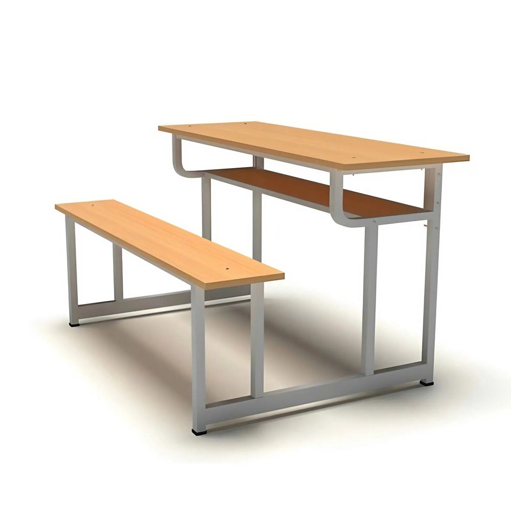 [BGHS42] Bàn Ghế Học Sinh Liền Bàn Khung Sắt Tiện Dụng - BGHS42
