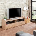 Kệ Tivi Gỗ MDF 2 Ngăn Kéo Và Kệ Mở Đối Xứng - KTV29 3
