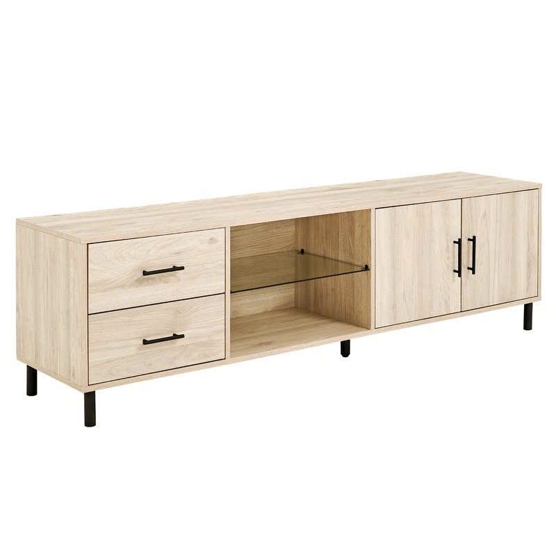 Kệ Tivi Gỗ Công Nghiệp 2 Ngăn Kéo Và 2 Cánh Mở - KTV28 5