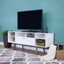 [KTV25] Kệ Tivi Dáng Thấp Chân Cao Có Kệ Mở Đa Năng - KTV25