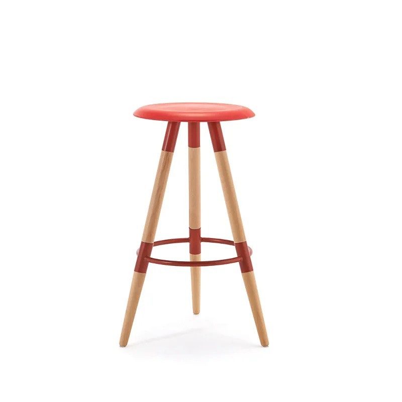 Ghế Bar 3 Chân Gỗ Mặt Nhựa - QB12 3