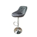 Ghế Bar Nệm Đính Cúc Chân Mạ - QB15 1