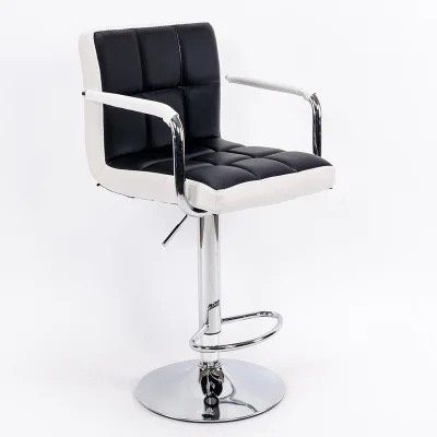 Ghế Bar Da Lưng Vuông Có Tay - QB19 3