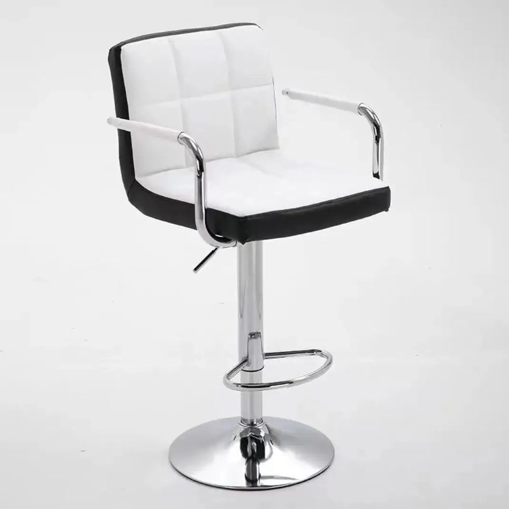 Ghế Bar Da Lưng Vuông Có Tay - QB19 4