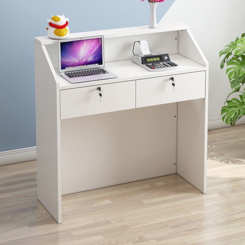 [LT13] Quầy Lễ Tân Thiết Kế 2 Hộc Nhỏ Gọn - LT13