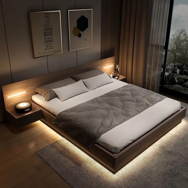 [GN17] Giường Ngủ Có Đèn Led - GN17