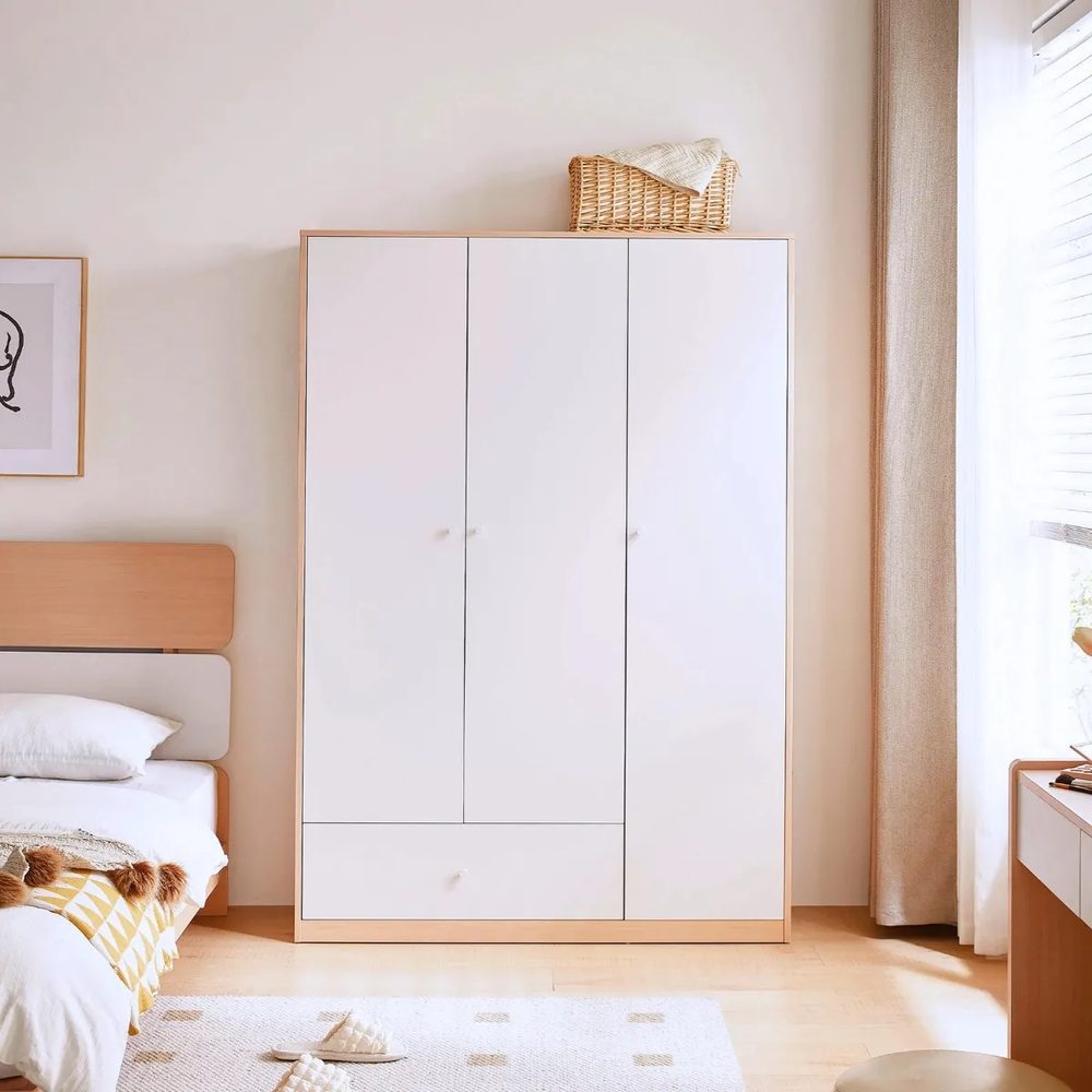 Tủ Quần Áo 3 Cánh Có Ngăn Kéo Lớn Hiện Đại - TQA39 2