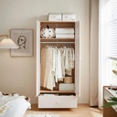 Tủ Quần Áo 2 Cánh Có Ngăn Kéo Dưới Hiện Đại - TQA38 5
