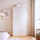 [TQA38] Tủ Quần Áo 2 Cánh Có Ngăn Kéo Dưới Hiện Đại - TQA38