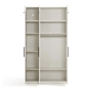 Tủ Quần Áo 3 Cánh MDF Melamine Có Ngăn Trên - TQA36 2