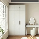 [TQA36] Tủ Quần Áo 3 Cánh MDF Melamine Có Ngăn Trên - TQA36