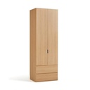 Tủ Quần Áo 2 Cánh Kịch Trần 2 Ngăn Kéo - TQA33 4