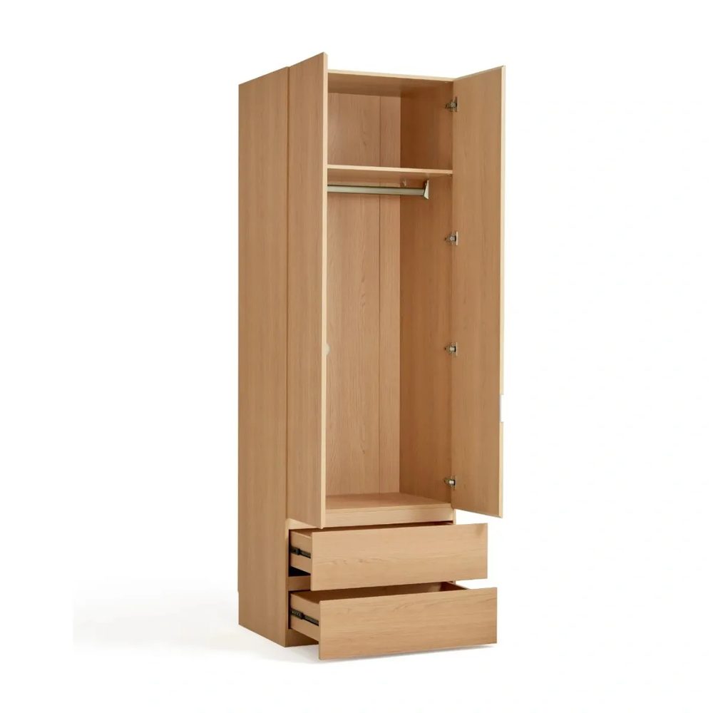 Tủ Quần Áo 2 Cánh Kịch Trần 2 Ngăn Kéo - TQA33 5