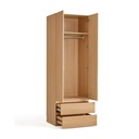 Tủ Quần Áo 2 Cánh Kịch Trần 2 Ngăn Kéo - TQA33 5