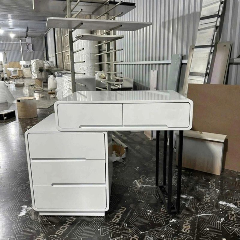 Bàn Trang Điểm Mini Chân Sắt Sơn Tĩnh Điện - BTD36 1