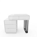 [(2608] Bàn Trang Điểm Mini Chân Sắt Sơn Tĩnh Điện - BTD36