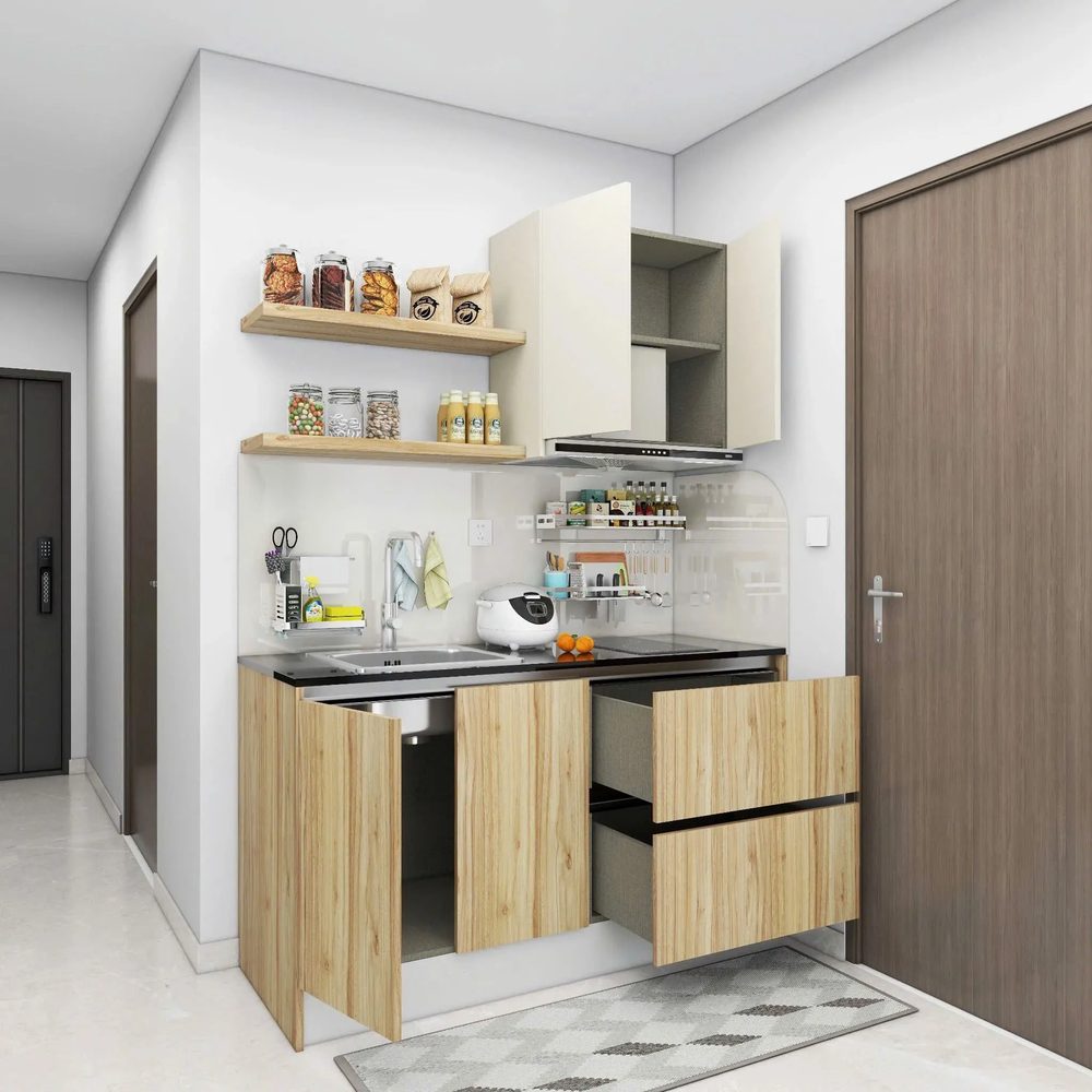 Tủ Bếp Gỗ MDF Tiện Lợi - TB30 2