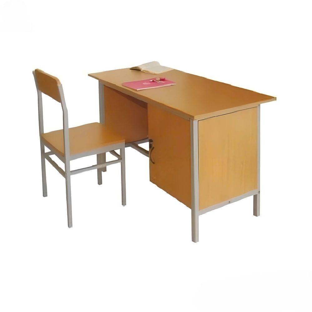[BGHS35] Bàn Giáo Viên Gỗ Công Nghiệp Có Tủ Tiện Lợi - BGHS35