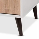 Kệ Tivi Gỗ MDF 3 Cánh Cửa Mở Chân Cao Tối Giản - KTV24 5
